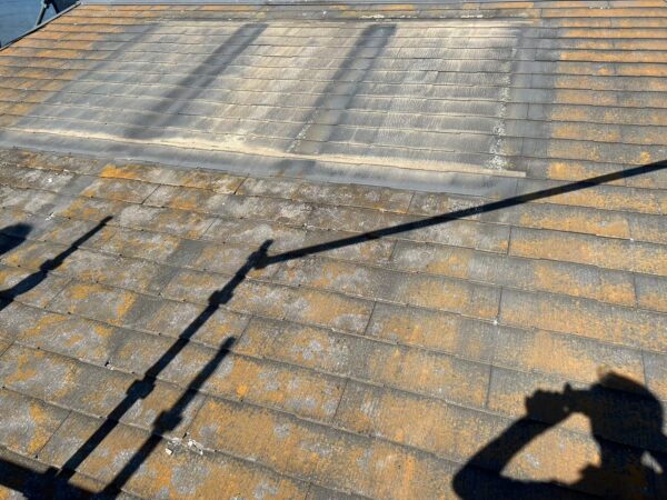 千葉市稲毛区にて屋根塗装・外壁洗浄〈築25年戸建てのメンテナンス〉の施工前写真